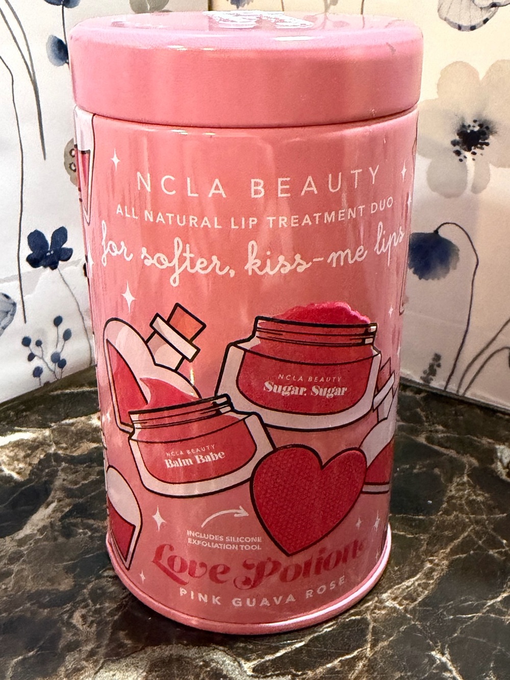 NCLA BEAUTY All Natural Lip Treatment Duo Pink Guava Rose